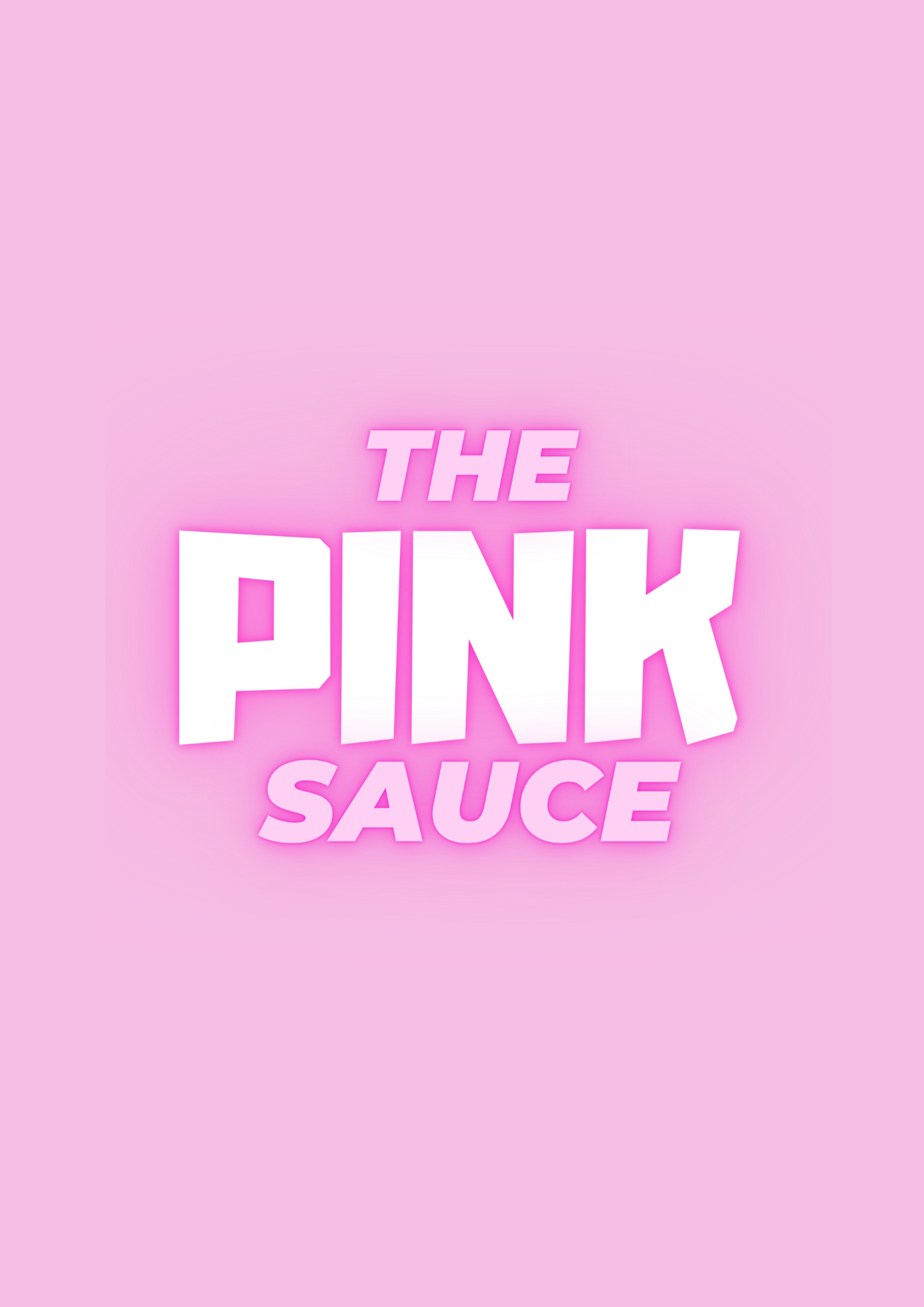 Pink background with 'The Pink Sauce' text in white